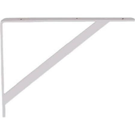 NATIONAL 20 in. Super Strength Shelf Bracket- White 771384